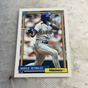 1992 Topps Baseball #670 Harold Reynolds Mariners